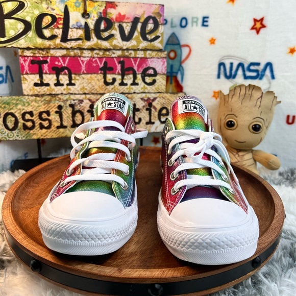 CONVERSE CTAS OX WHITE/PINK/EGRET - Picture 12 of 14